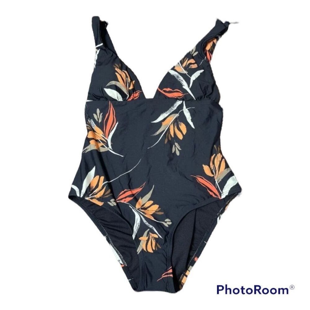 Sea Angels‎ Swimsuit medium black floral